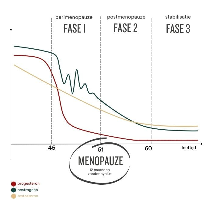 Fasen menopauze